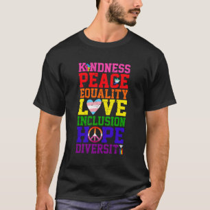 Camiseta Amor por la Paz Igualdad Amor Inclusión Esperanza 