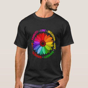 Camiseta Amor por la Paz Igualdad Inclusión Esperanza Diver