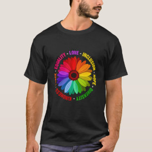 Camiseta Amor por la Paz Igualdad Inclusión Esperanza Diver
