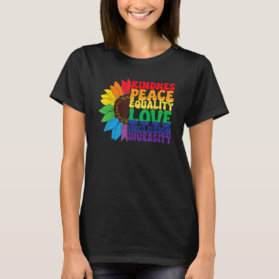 Camiseta Amor por la Paz Igualdad Inclusión Esperanza Diver
