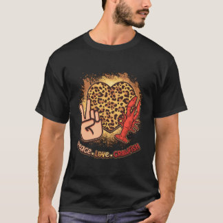 Camiseta Amor por la Paz Langostinos Temporadas Mariscos Bl