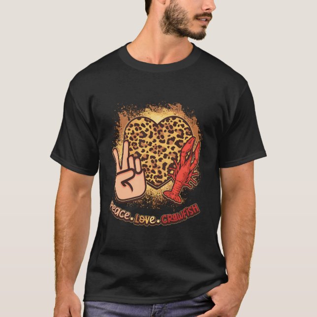 Camiseta Amor por la Paz Langostinos Temporadas Mariscos Bl (Anverso)