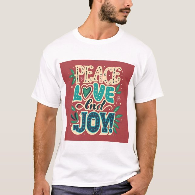 Camiseta Amor por la paz y alegría (Anverso)