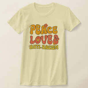 Camiseta Amor por la paz y antiracismo