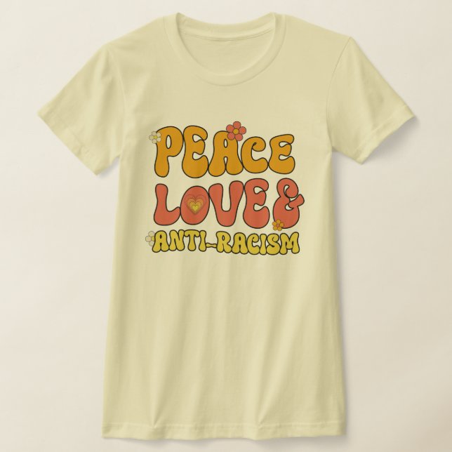 Camiseta Amor por la paz y antiracismo (Distribución)