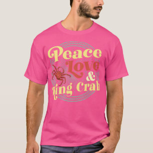 Camiseta Amor Por La Paz Y Cangrejo Rey Nueva Orleans Louis