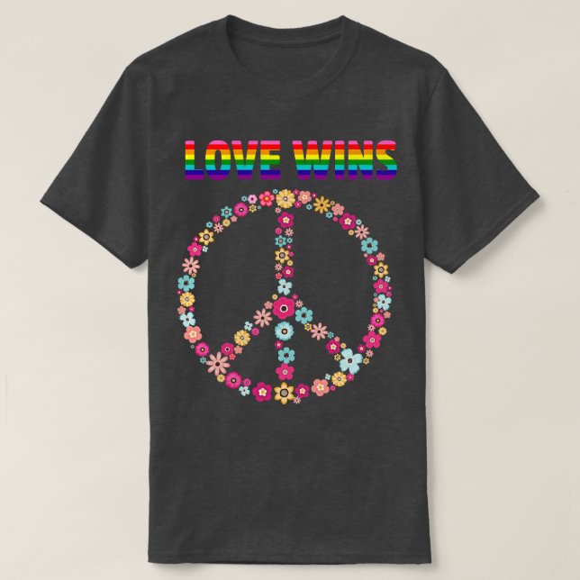 Camiseta Amor por la PazFlor (Diseño del anverso)
