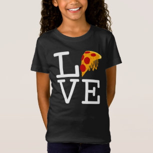 Camiseta Amor por la rebanada de pizza