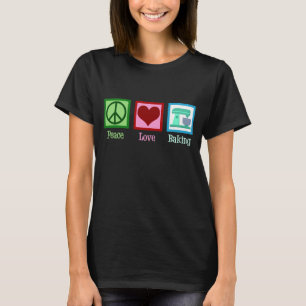 Camiseta Amor por la repostería mezclador de Stand Azul cla