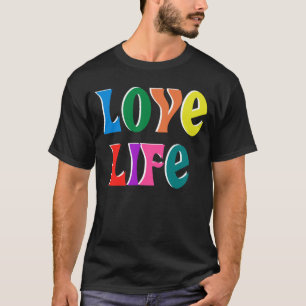 Camiseta ¡AMOR POR LA VIDA! mensaje cristiano personalizabl