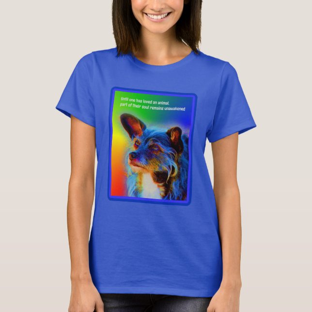 Camiseta Amor Por Los Animales Cita Inspirador (Anverso)