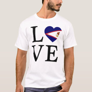 Camiseta Amor por Samoa Americana