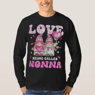 Camiseta Amor Por Ser Llamada Nonna Gnomes Abuela Y Abuela