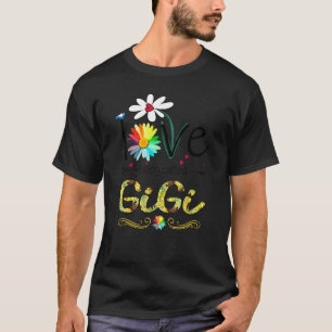 Camiseta Amor Por Ser Llamadas Gigi Mariposa Flores Madres 