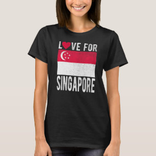 Camiseta Amor por Singapur Premium
