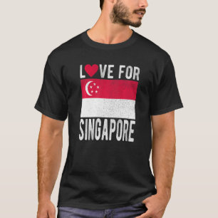 Camiseta Amor por Singapur Premium