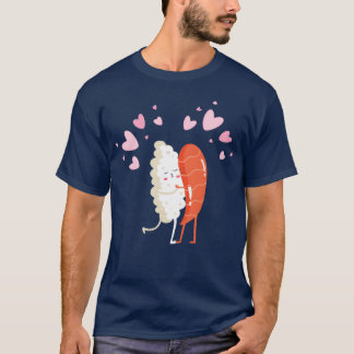 Camiseta amor por sushi familia