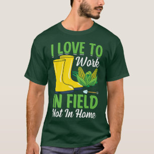 Camiseta Amor Por Trabajar En El Campo Funny Farming Farmer