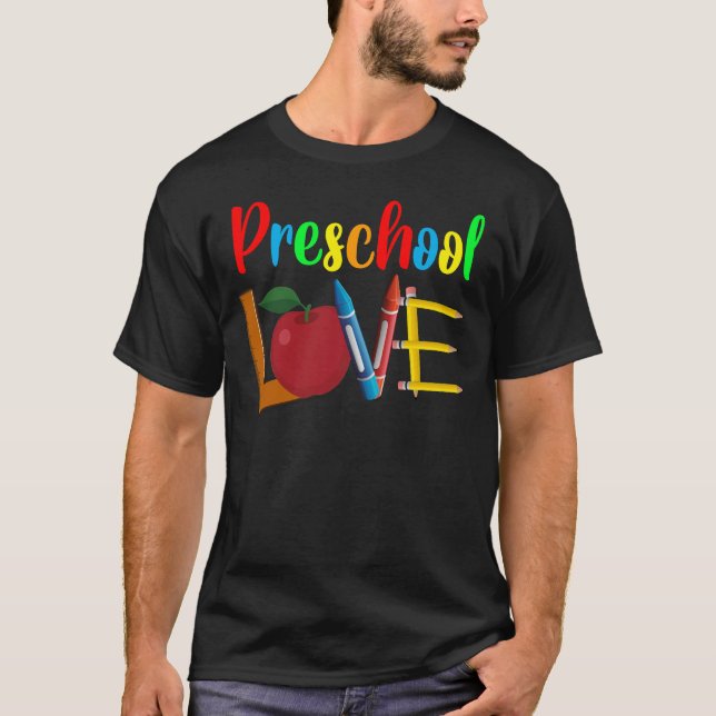 Camiseta amor preescolar (Anverso)