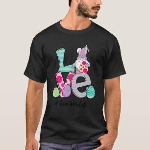 Camiseta Amor Profesor Vida Semana Santa Día Conejo Conejo 