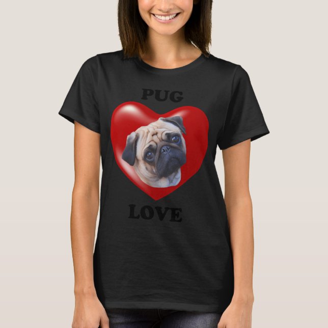 Camiseta Amor Pug (Anverso)