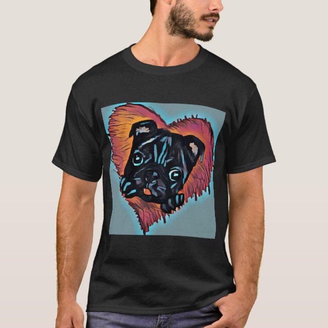 Camiseta Amor Pug (Anverso)