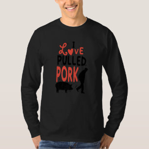 Camiseta Amor Pulled Pork Barbecue Steak Grill Master Barbe