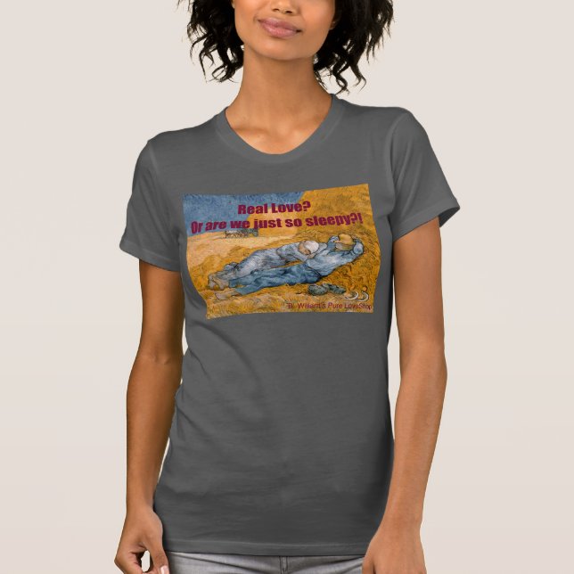 Camiseta ¿Amor real o sueño? (Anverso)