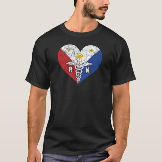 Camiseta Amor registrado filipino de la bandera de la
