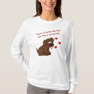 Camiseta Amor rescatado del perro