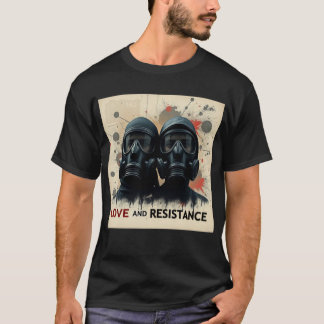 Camiseta AMOR & RESISTENCIA Gráfico Moderno 2
