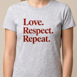 Camiseta Amor. Respeto. Repite. Parejas