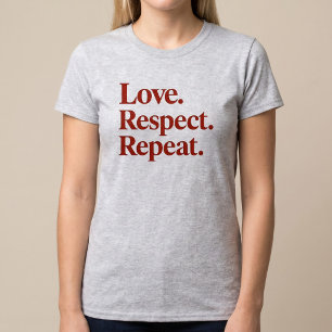 Camiseta Amor. Respeto. Repite. Parejas
