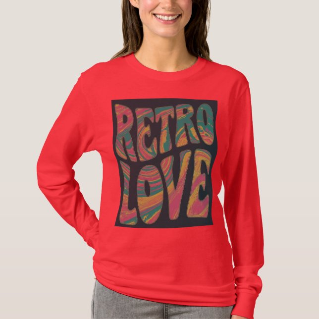 Camiseta Amor retro (Anverso)