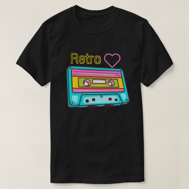 Camiseta Amor retro (Diseño del anverso)