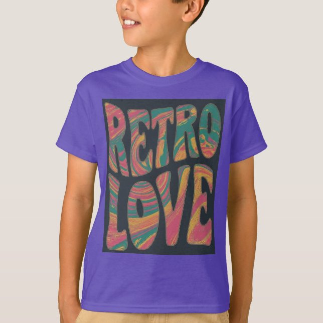 Camiseta Amor retro (Anverso)