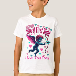 Camiseta Amor retro a primera vista