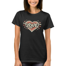 Amor Retro Corazón Clásico de San Valentín