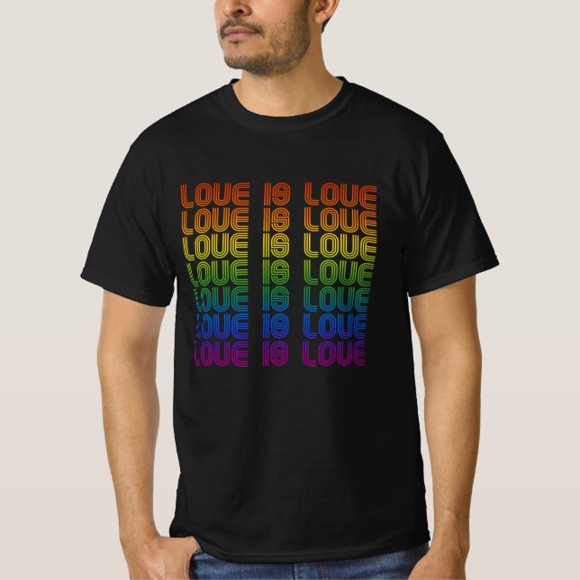 Camiseta Amor Retro es Amor (Anverso)