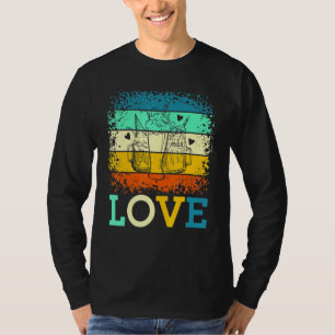 Camiseta Amor Retro Milkshake Chocolate Dessert Sweet Tooth