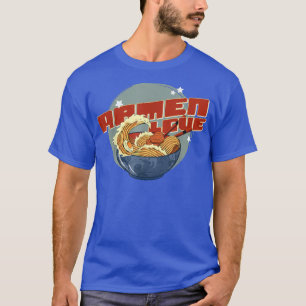Camiseta Amor Retro Ramen Fideos Japoneses Amante Puro Rame