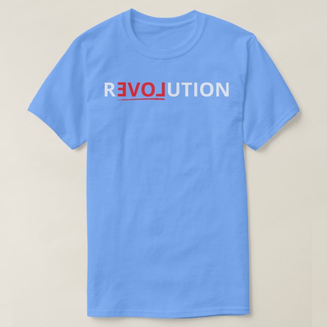Camiseta amor revolucionario (Diseño del anverso)