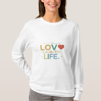 Camiseta Amor, risa