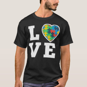 Camiseta Amor Rompe Autismo Conciencia Apoyo autista Gif