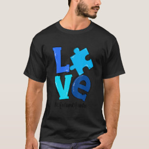 Camiseta Amor Rompecabezas Pieza Autismo Tía Autismo Concie