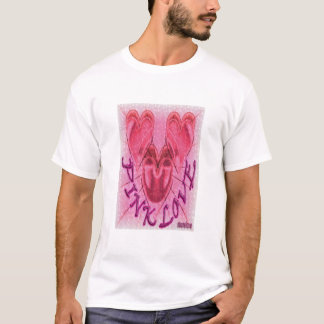 CAMISETA AMOR ROSADO