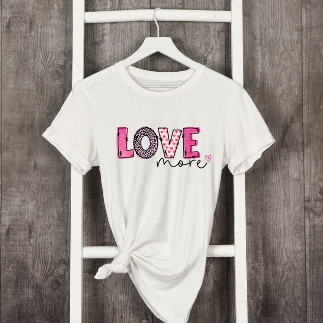 Camiseta Amor rosado más El día de San Valentín (Subido por el creador)