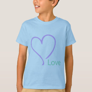 Camiseta Amor simple y corazón