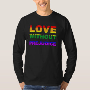Camiseta Amor Sin Prejuicio Lgbt Bandera Orgullo Gay Mes R