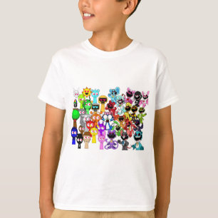 Camiseta ¡Amor Sprunki!   Simon Oren Funbot Pinki Wenda 